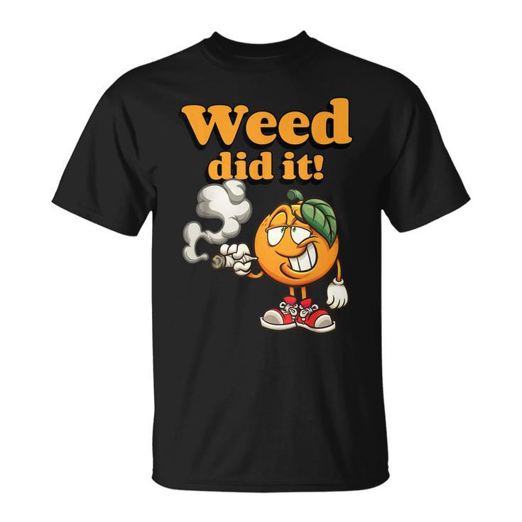Mens Kiffen Grass Hashish Rabbit 420 Bong Gift Fun Weed Joint  Unisex T-Shirt