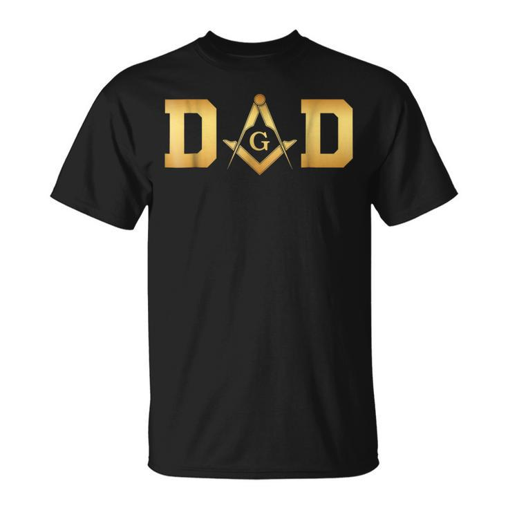 Mens Masonic Dad Fathers Day Gift | Freemason  Unisex T-Shirt