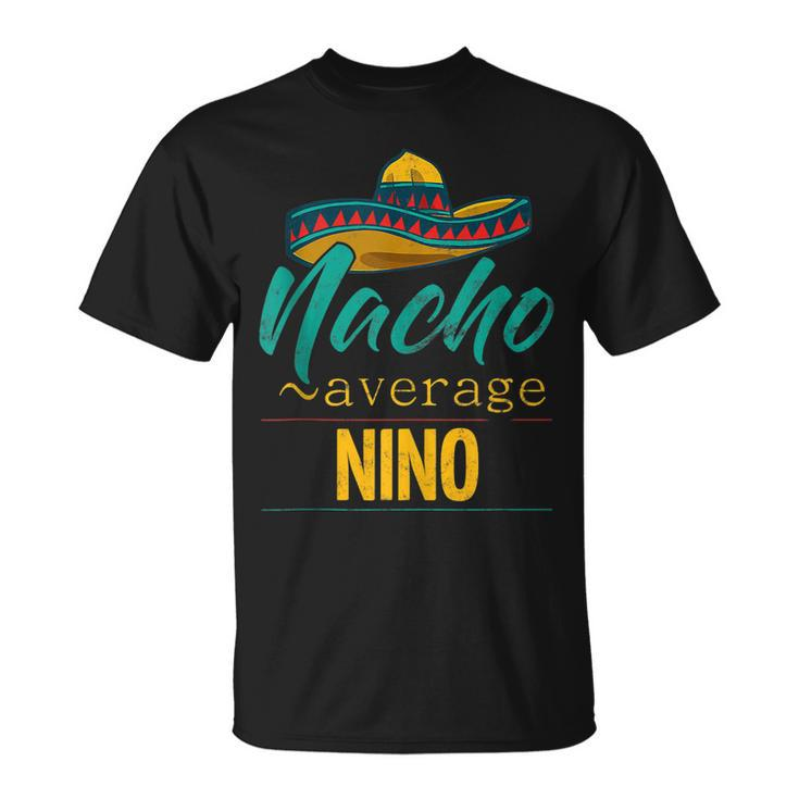 Mens Nacho Average Nino Gift Funny Cinco De Mayo Sombrero  Unisex T-Shirt