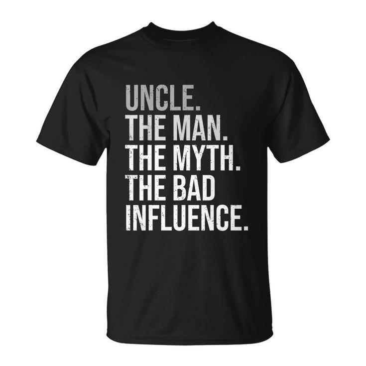 Mens Uncle The Man The Myth The Legend Fun Best Funny Uncle V2 Unisex T-Shirt
