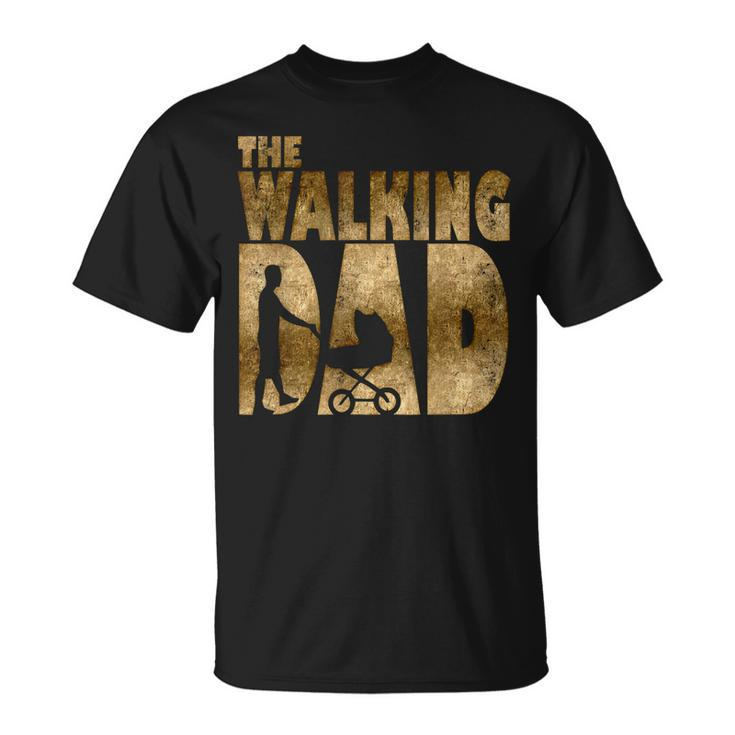 Mens Walking Dad  For New Fathers Day Gift Unisex T-Shirt