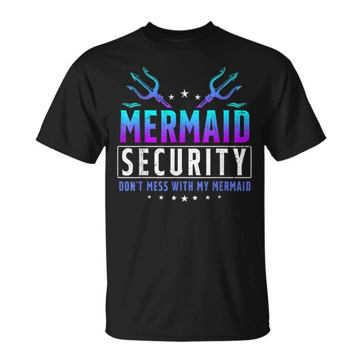 Mermaid Daddy Merdad Fathers Day Merman Dad Papa  Unisex T-Shirt