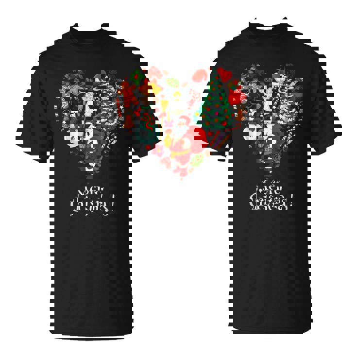 Merry Christmas Xmas Little Things Cute Heart Holiday T-Shirt