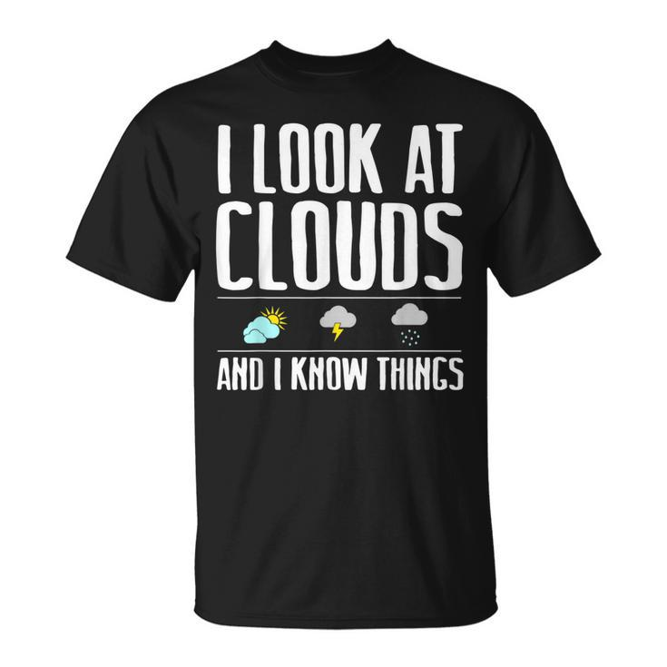 Meteorologist Cool Chaser Weather Forecast Clouds T-Shirt