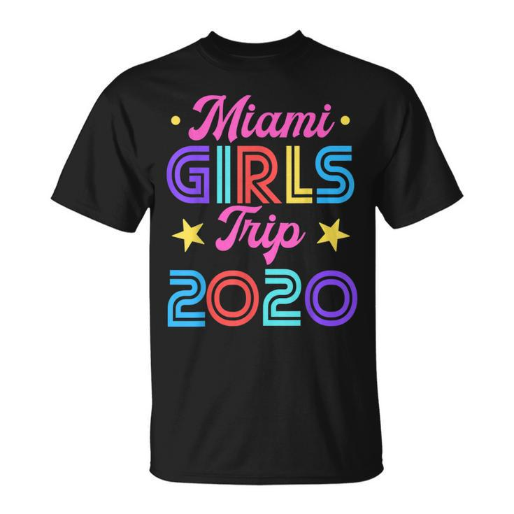 Miami Girls Trip 2020 Matching Squad Bachelorette Vacation Unisex T-Shirt