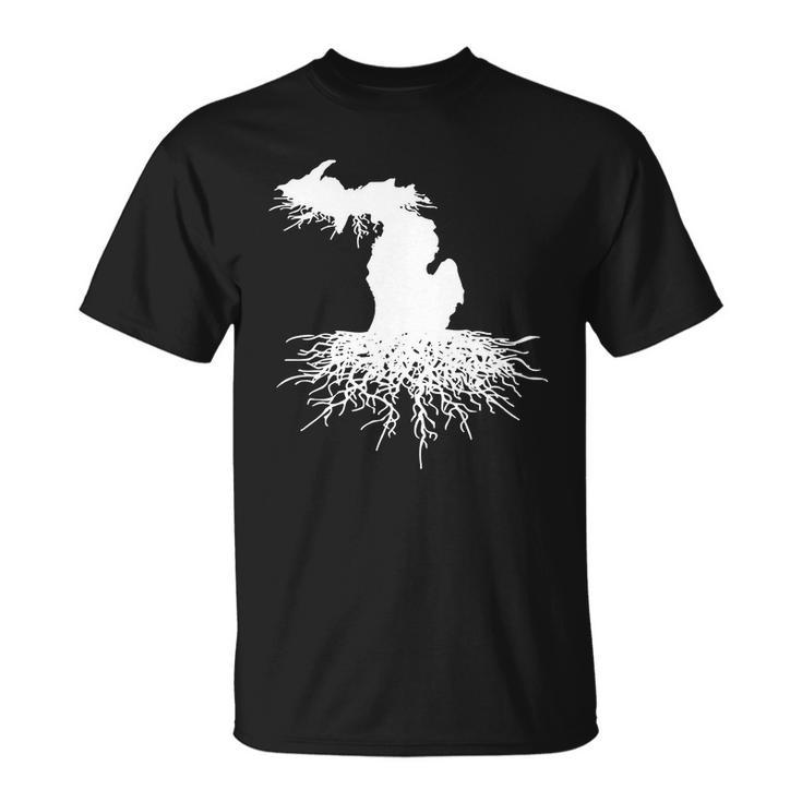 Michigan Roots Down T-shirt