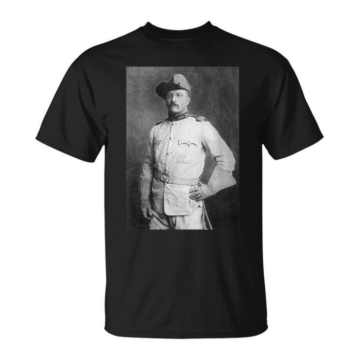 Military Uniform Vintage Theodore Teddy Roosevelt  Unisex T-Shirt