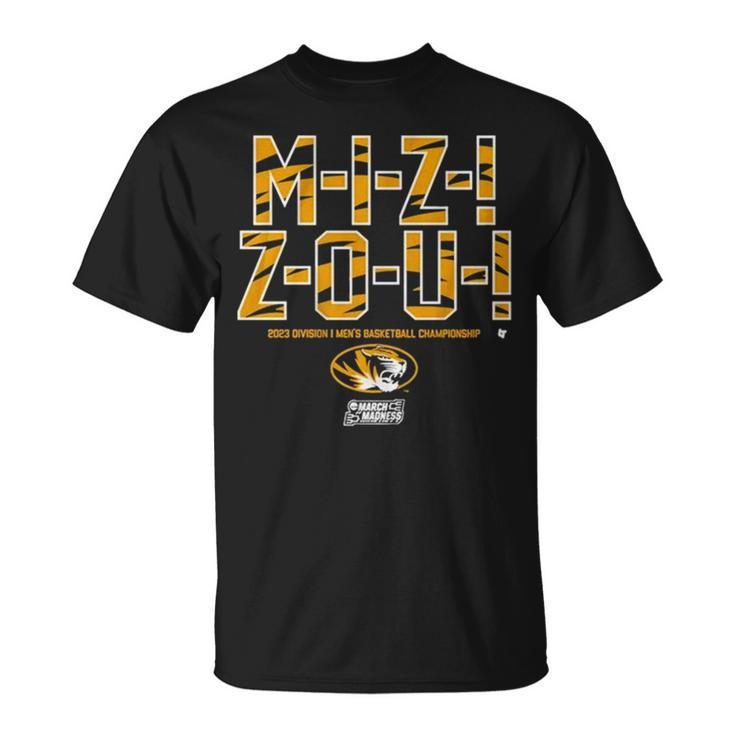 Missouri Basketball M I Z Z O U 2023 March Madness Unisex T-Shirt