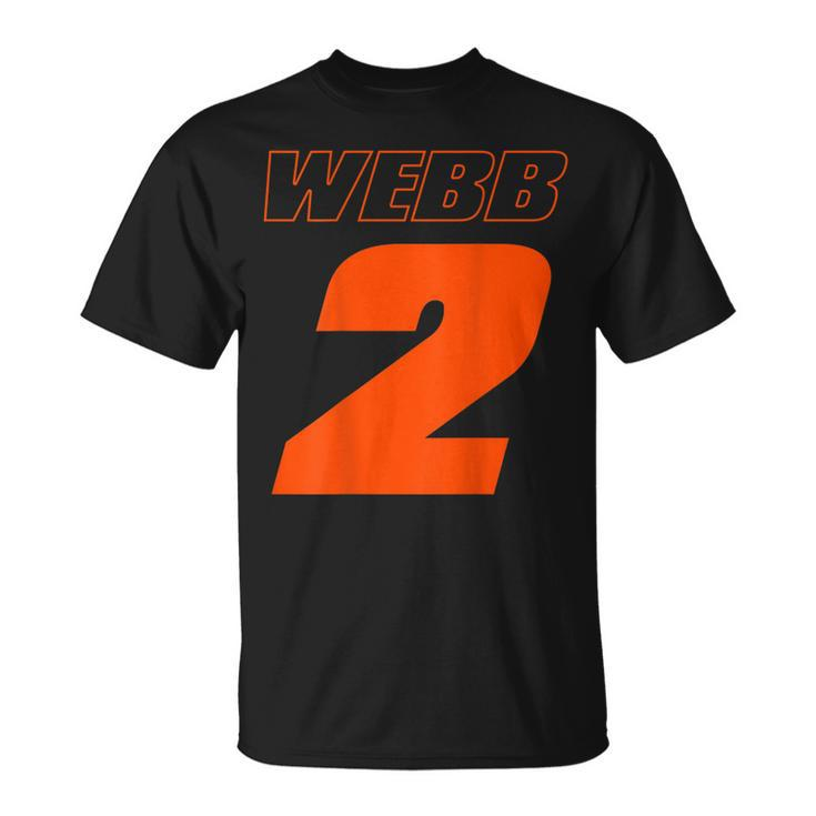 Motocross And Supercross Number 2 Tee Shirt Cooper 2 Webb T-shirt