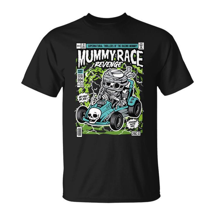 Mummy Car Racer Comic Cover Unisex T-Shirt