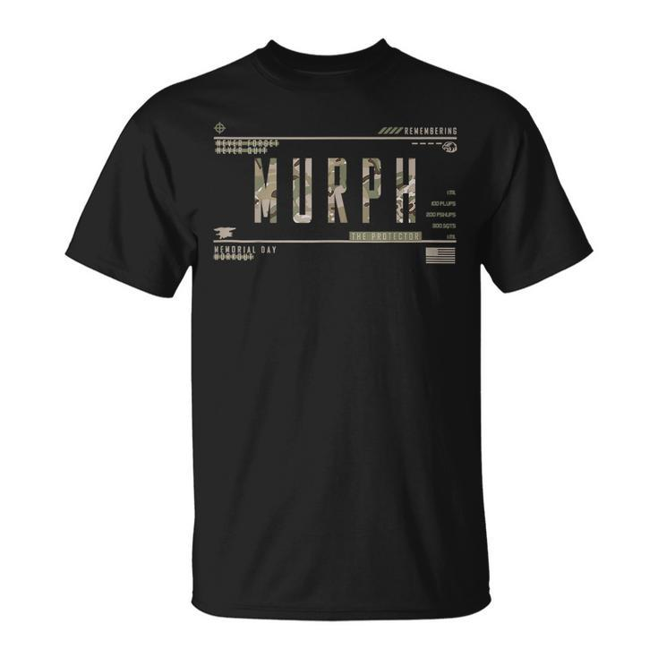 Murph Memorial Day Workout Wod Badass Military Workout Gift Unisex T-Shirt