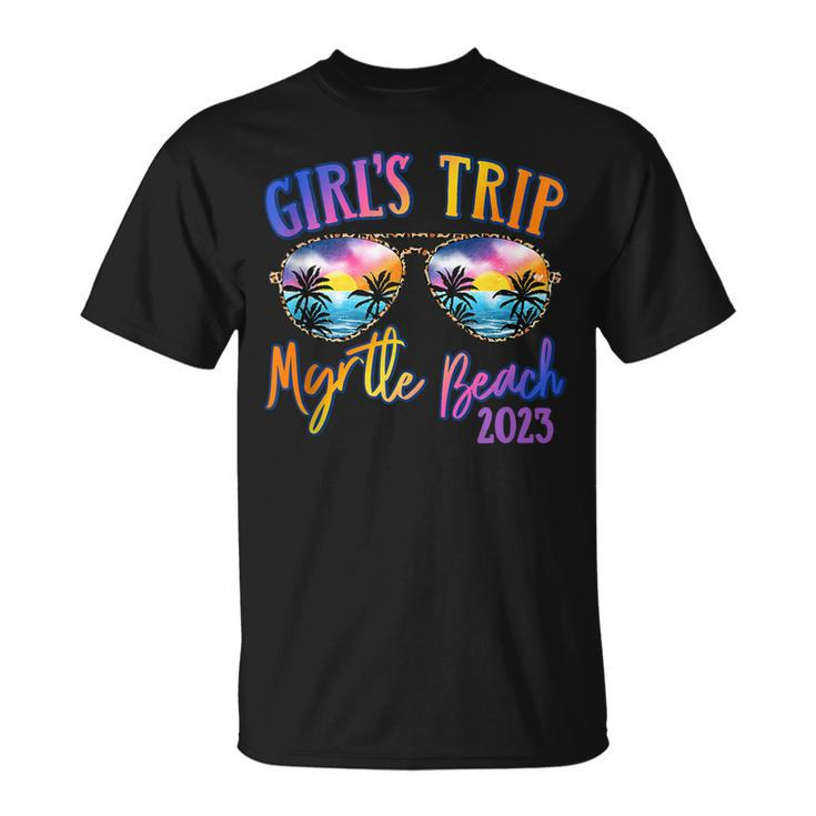 Myrtle Beach 2023 Girls Trip Sunglasses Summer Girlfriend  Unisex T-Shirt