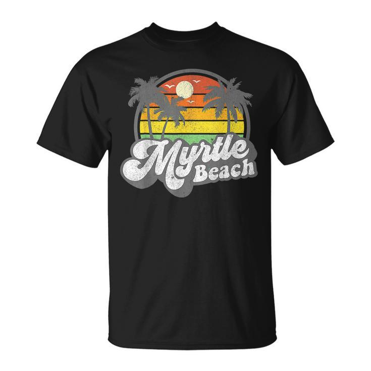 Myrtle Beach South Carolina Retro 70S Vintage Vacation 2023  Unisex T-Shirt