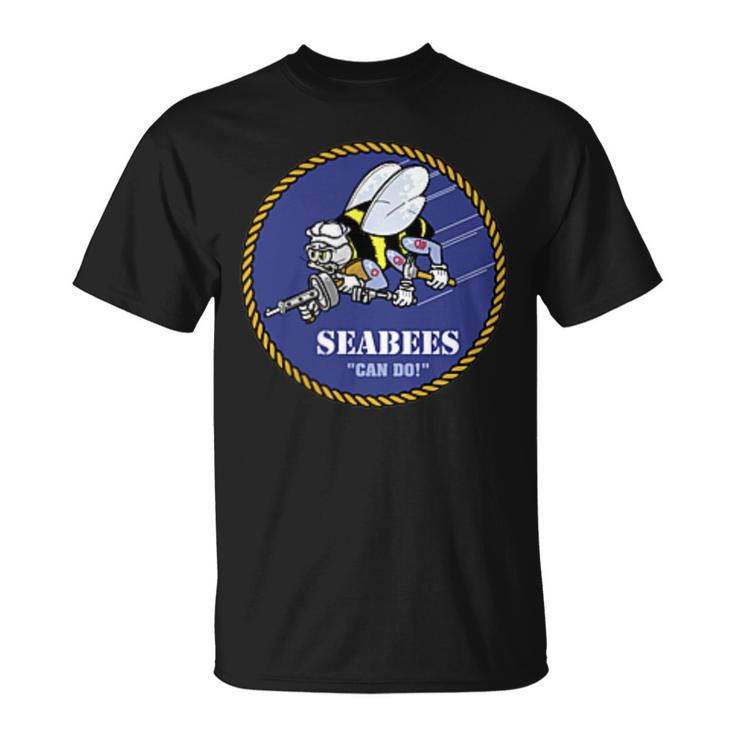 Navy Seabees  Military Pocket T Unisex T-Shirt