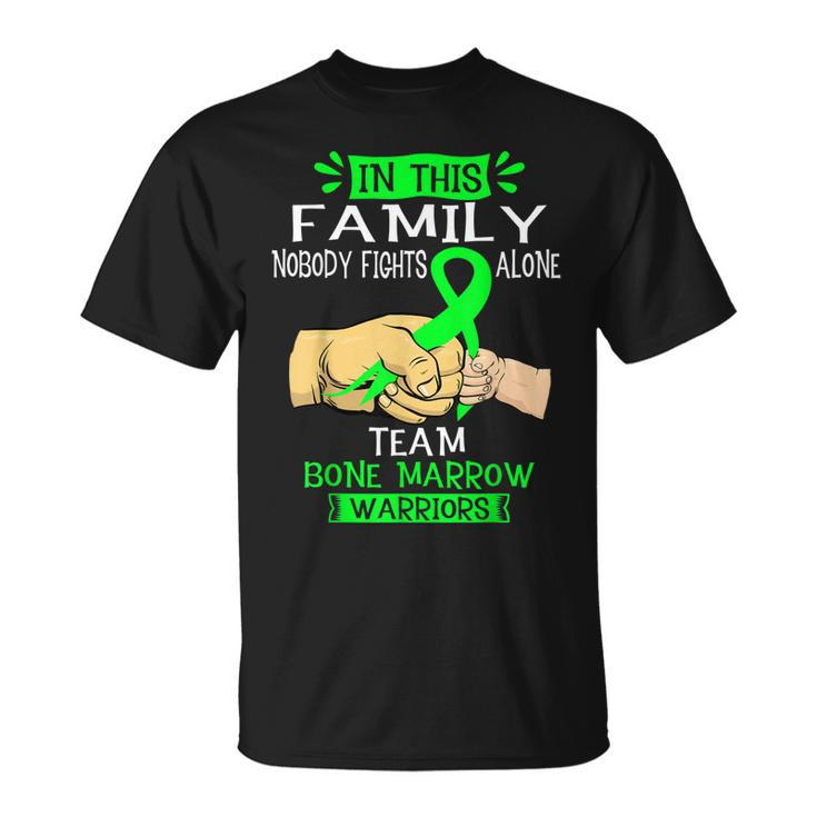 Nobody Fights Alone Team Bone Marrow Warrior  Unisex T-Shirt
