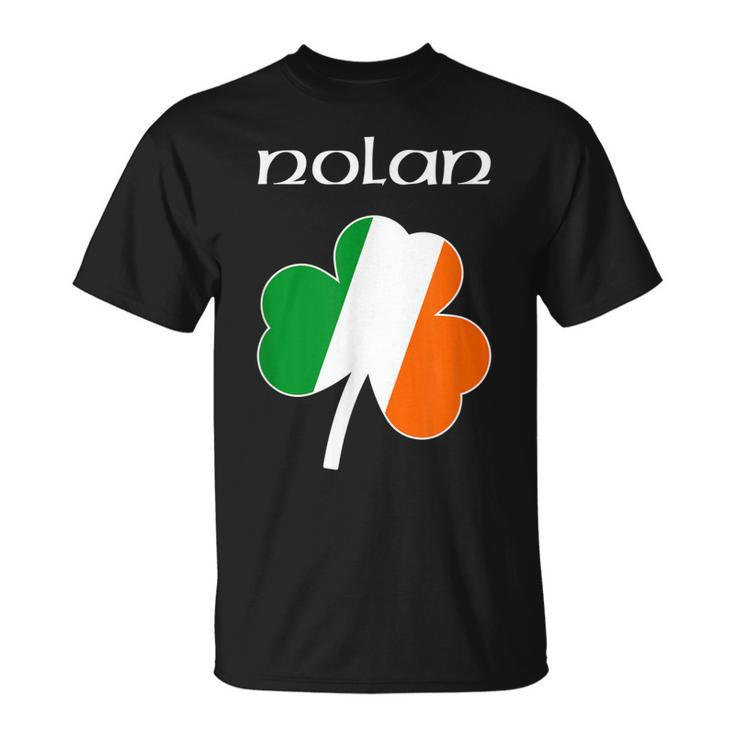 Nolan T  Family Reunion Irish Name Ireland Shamrock Unisex T-Shirt