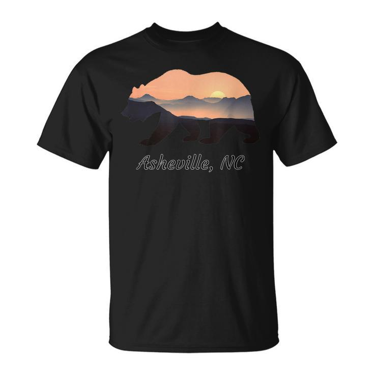 North Carolina Blue Ridge Mountains Bear Asheville Nc T-Shirt