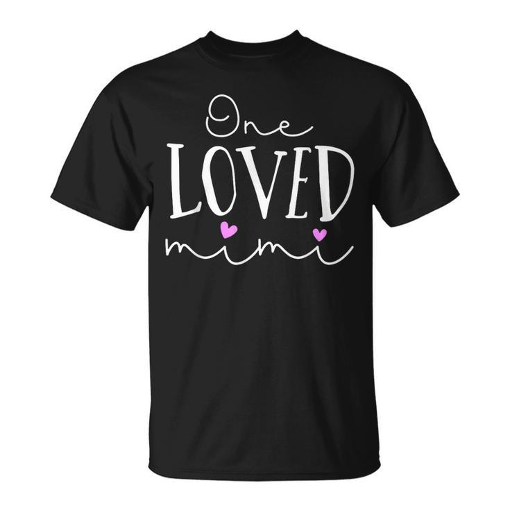 One Loved Mimi Valentine Mimi Is My Valentine T-Shirt