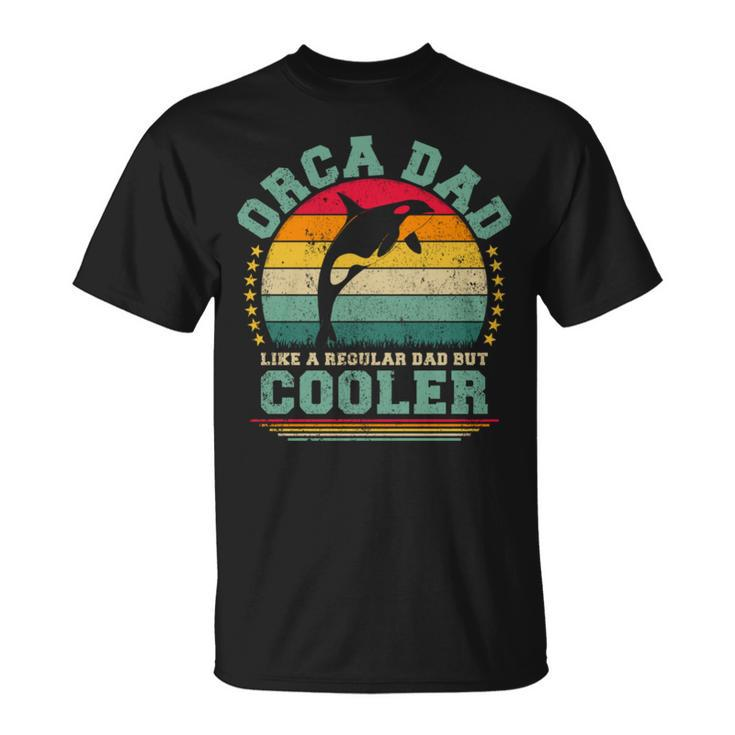 Orca Dad Like A Regular Dad But Cooler Father’S Day Long SleeveUnisex T-Shirt