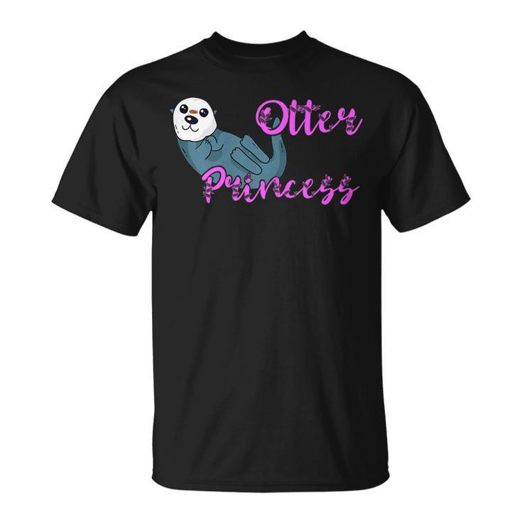 Otter Princess Sea River Otter Aquatic Mammal Fish Sealife T-shirt