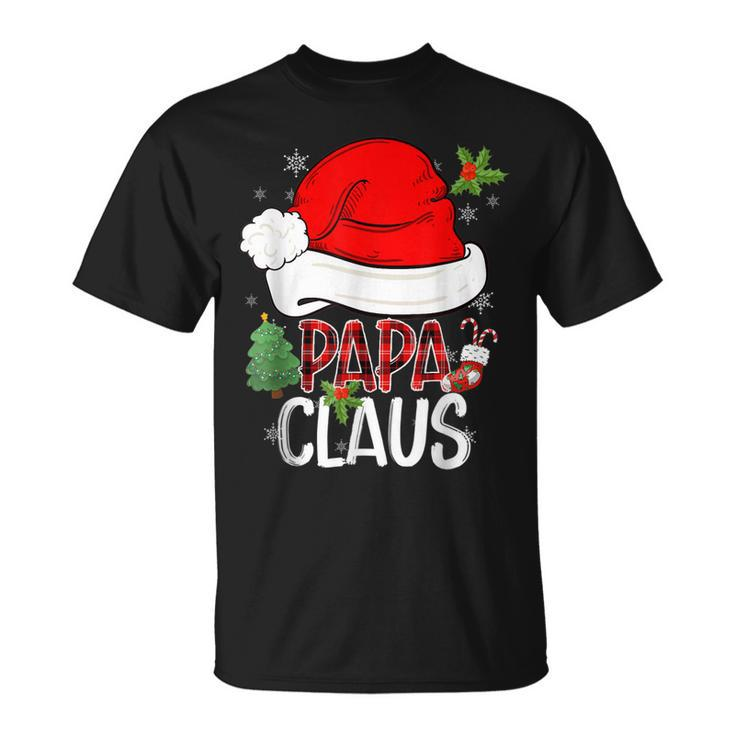 Papa Claus Santa Christmas Pajama Matching Family T-shirt