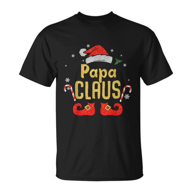 Papa Santa Claus Matching Family Christmas Shirts Tshirt Unisex T-Shirt