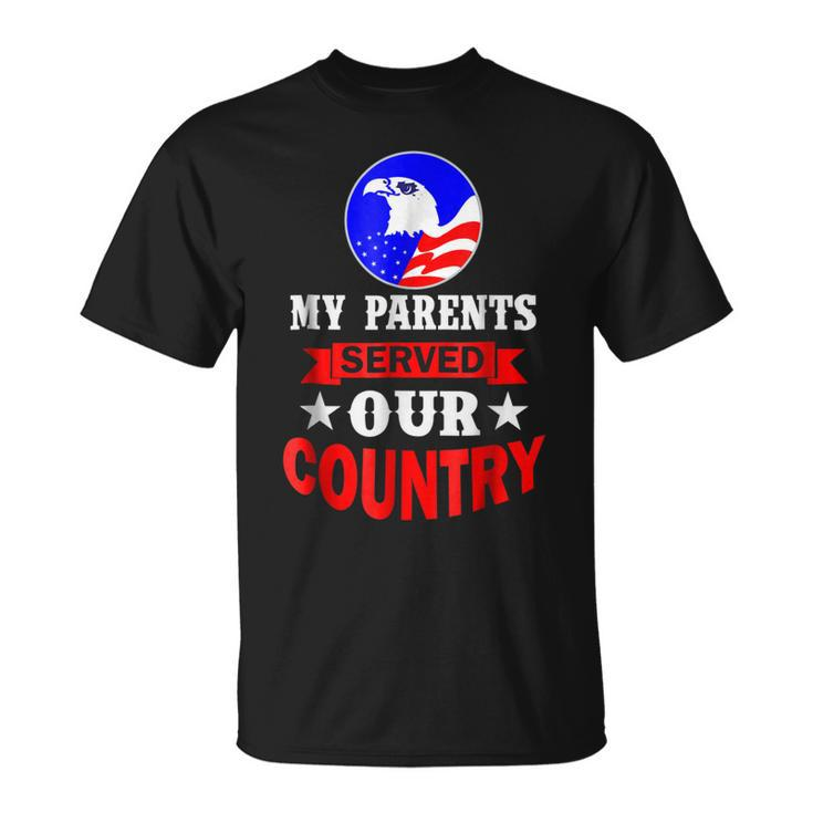 Patriotic  For Military Families For Serving Parents Unisex T-Shirt