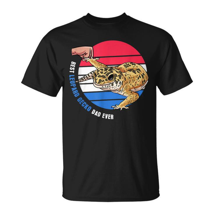 Pet Leopard Gecko Gift Best Leopard Gecko Dad Gift For Mens Unisex T-Shirt