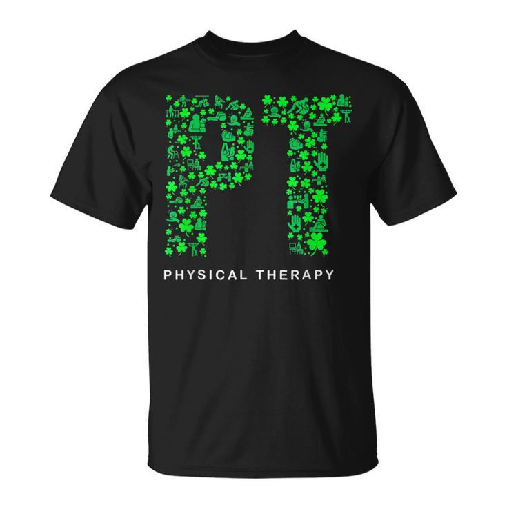 Physical Therapy Therapist Happy St Patricks Day T-Shirt