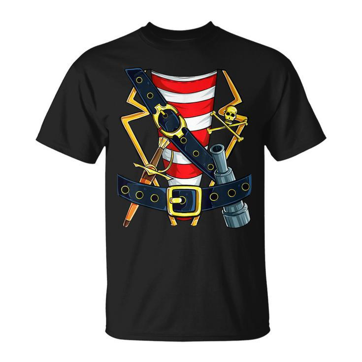 Pirate Buccaneer Costume T  Funny Halloween Novelty Men  Unisex T-Shirt