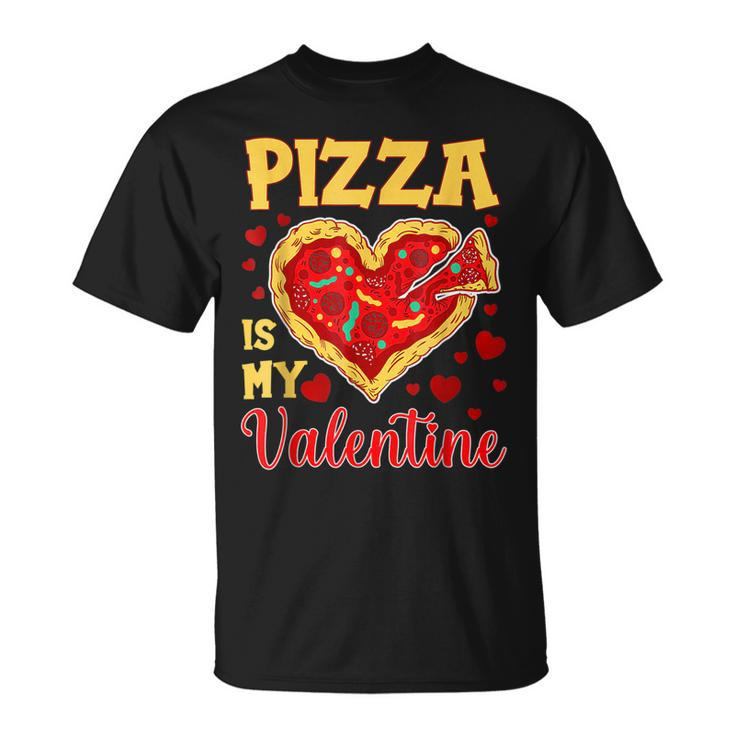 Pizza Is My Valentine Valentines Day Boys Girls Kids T-Shirt