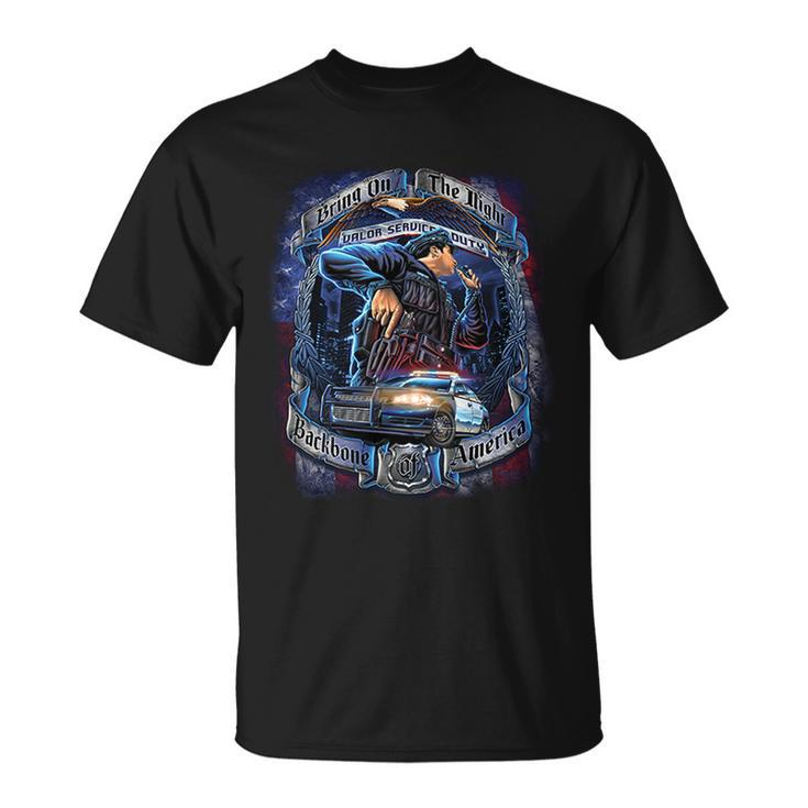 Police Backbone Of America Unisex T-Shirt