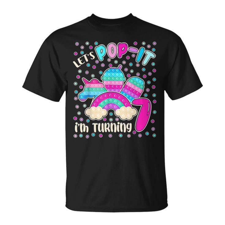 thumbnail image 2 of Lets Popit Im Turning 8 Colorful 8th Birthday Girl Kids Baseball Tees 2 of 11