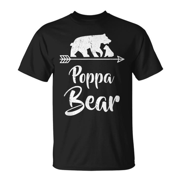 Poppa Bear Matching Family Christmas Costume Unisex T-Shirt