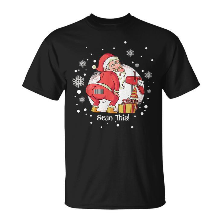 Postal Worker Scan This Christmas V2 T-shirt