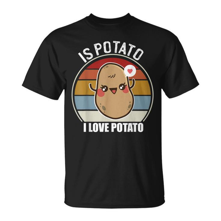 Is Potato In Television As Seen On Late Night Kawaii Potato T-Shirt