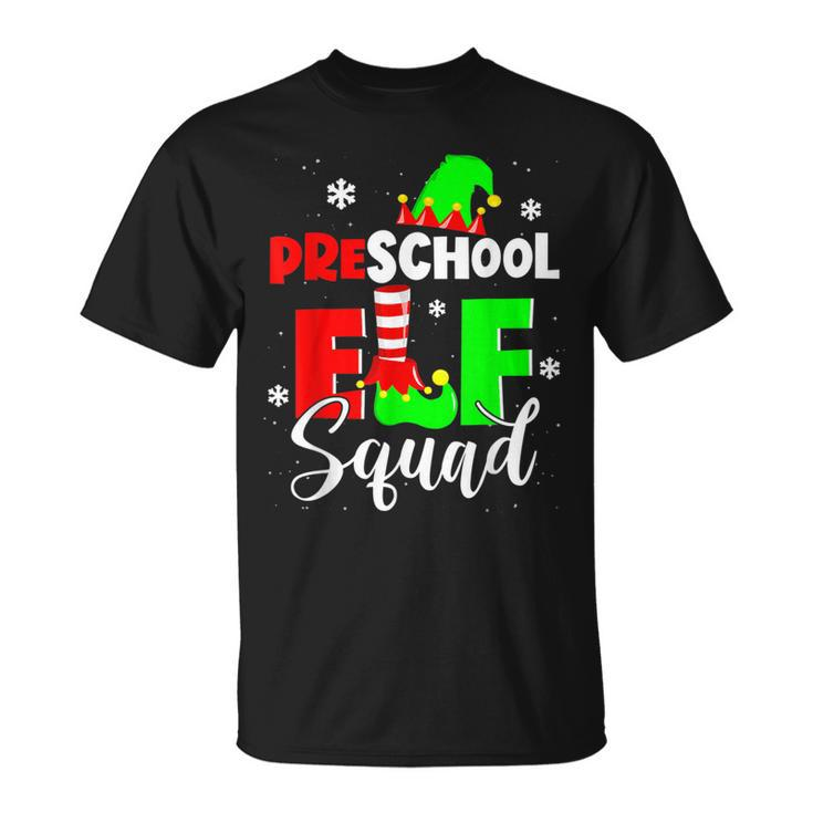 Preschool Squad Preschool Teacher Christmas T-shirt