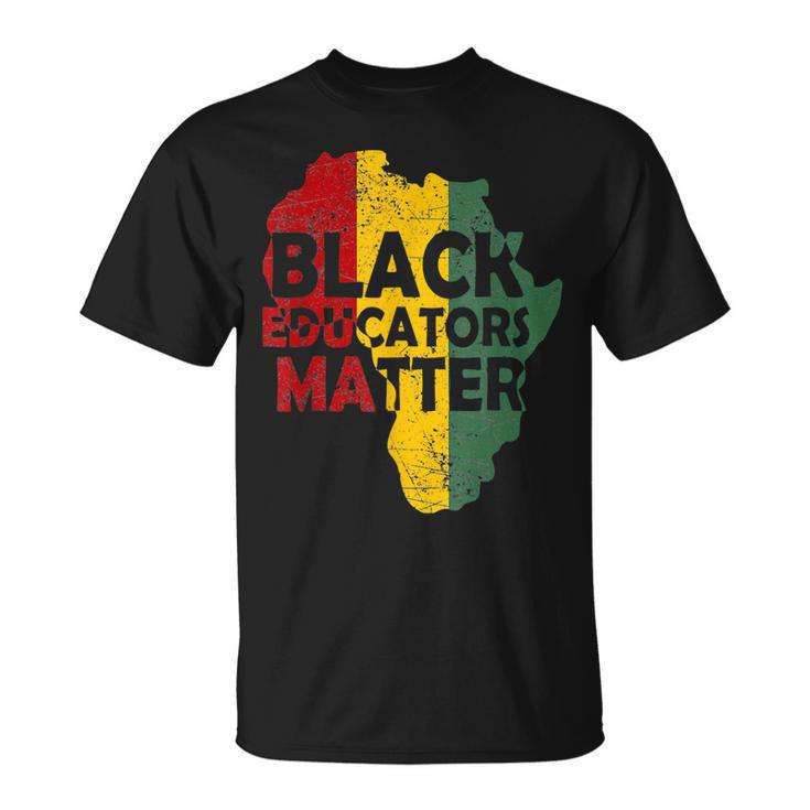 Pride Black Educators Matter History Month Teacher V3 T-Shirt