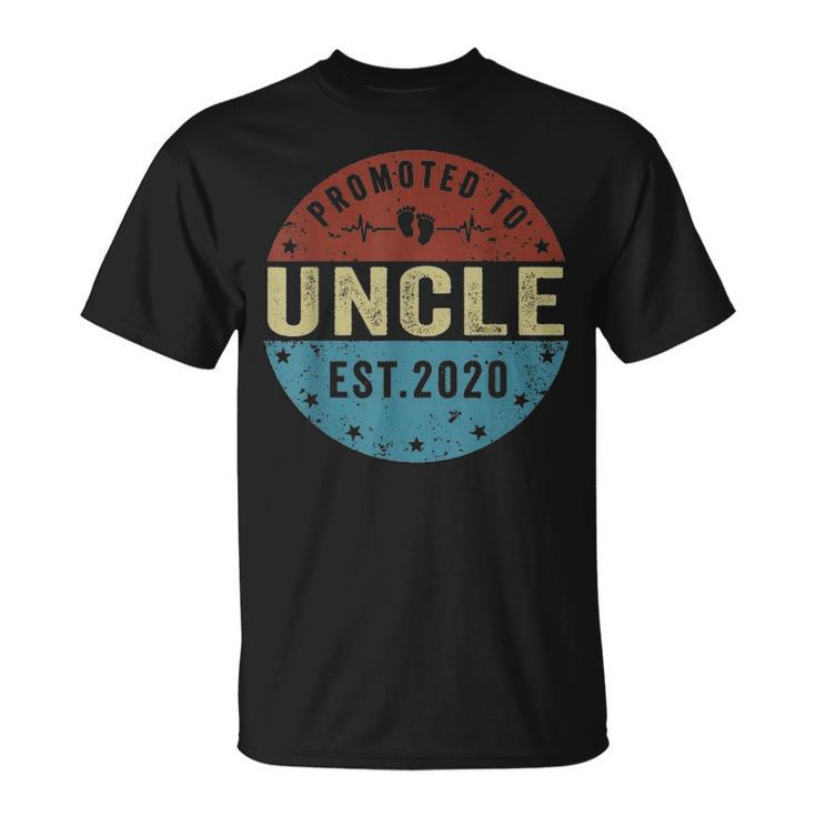 Promoted To Uncle Est 2021 Fathers Day Gifts Unisex T-Shirt