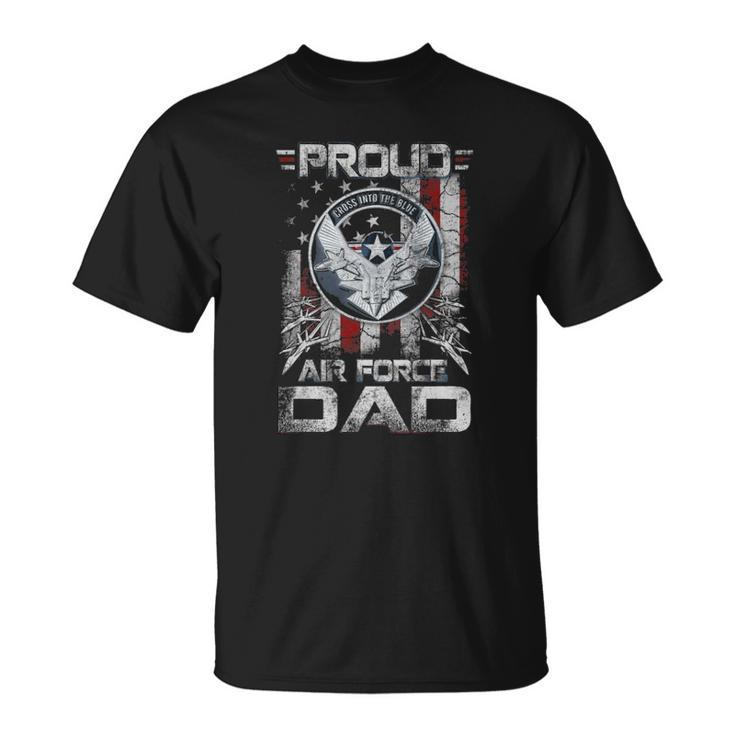 Proud Air Force Dad Military Fathers Day T-shirt
