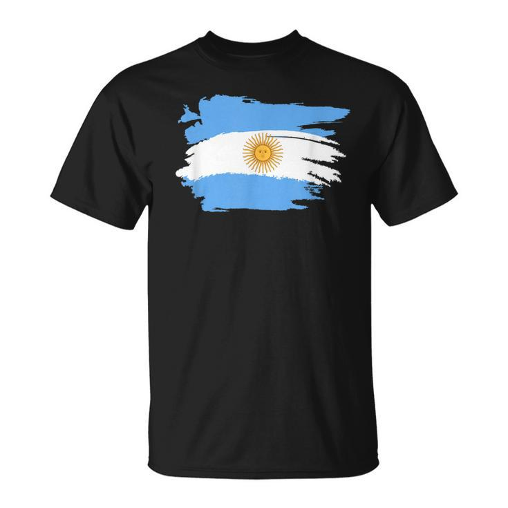 Proud Argentina Flag Argentina Country Map Flag Sun Of May T-shirt