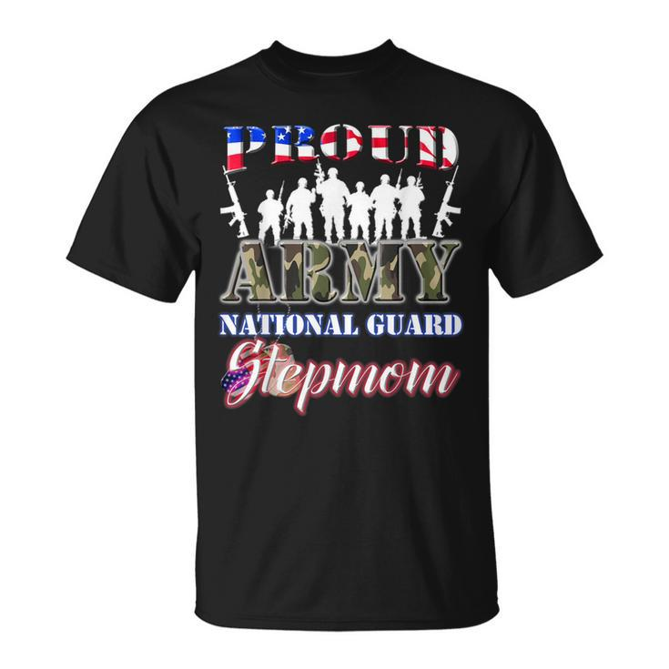 Proud Army National Guard Stepmom US Military T-shirt