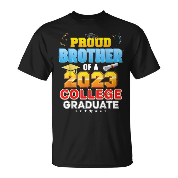 Proud Brother Of A 2023 College Graduate Last Day School  Unisex T-Shirt