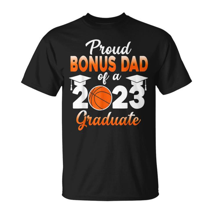 Proud Dad Of A 2023 Graduate Basketball Senior 23 Unisex T-Shirt