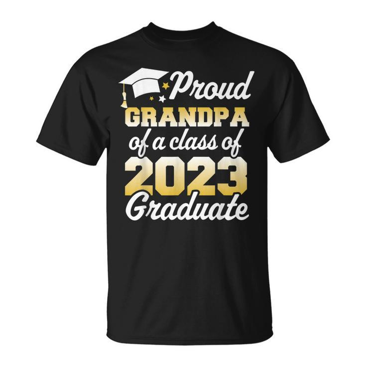 Proud Grandpa Of A Class Of 2023 Graduate Senior Family  Unisex T-Shirt