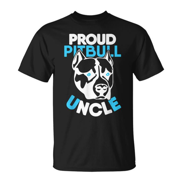 Proud Pitbull Uncle Dog Lover Gift Unisex T-Shirt