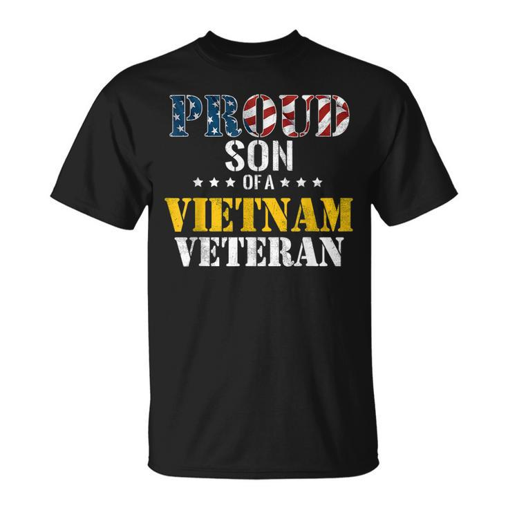 Proud Son Of A Vietnam Veteran Us Veterans Day T-Shirt