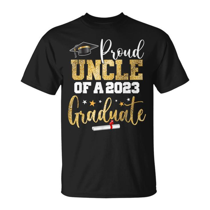 Proud Uncle Of A 2023 Graduate Class Senior Graduation Unisex T-Shirt