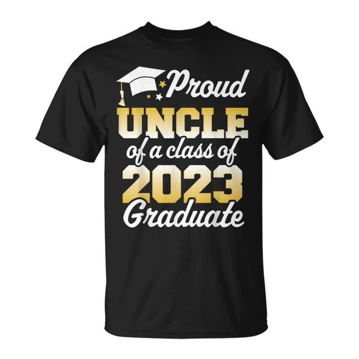 Proud Uncle Of A Class Of 2023 Graduate Senior Family Unisex T-Shirt