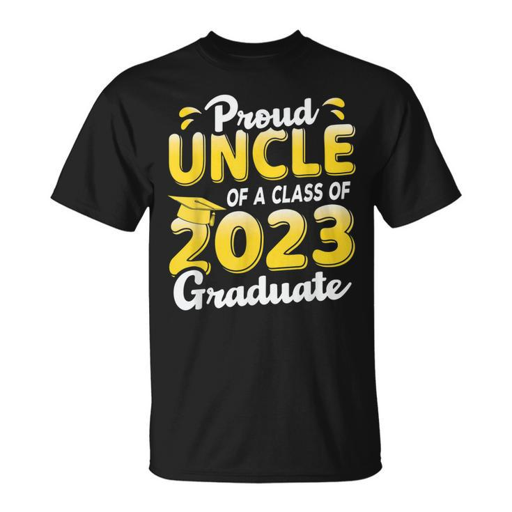 Proud Uncle Of A Class Of 2023 Graduate Senior Graduation Unisex T-Shirt